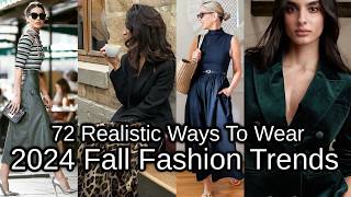 MOST WEARABLE 2024 FALL FASHION TRENDS FOR THE CLASSIC DRESSER [upl. by Anaiq]