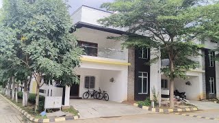 Duplex Villas for sale in Hyderabad  Corner Villa  Land Owner Share [upl. by Yv]