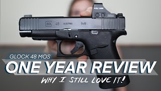 Why I Still Love my Glock 48 MOS OVER A YEAR LATER  Updated Thoughts on Shield Arms Mags [upl. by Amitie]