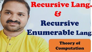 Recursive and Recursive Enumerable language  TOC  FLAT  Theory of Computation [upl. by Justus]