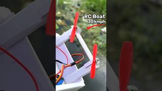 RC Air Boat using Drone Motor [upl. by Tobiah39]