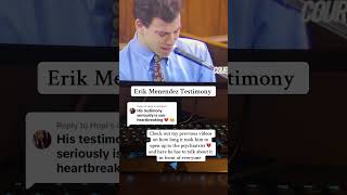 The Menendez brothers case ⚠️ Erik Menendez testimony [upl. by Ille]