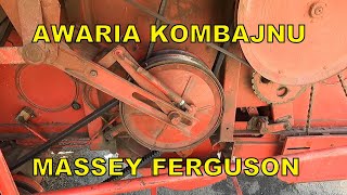 AWARIA MASSEY FERGUSON CO ZOSTAÅO ZROBIONE MF 187 DOSTAWA PALIWA PK TANK [upl. by Anwahsak]