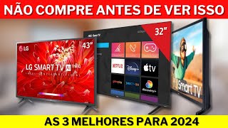 🏆QUAL A MELHOR SMART TV 43 POLEGADAS  TOP 3 MELHORES SMART TV CUSTO BENEFICIO  SMART TV BARATA [upl. by Eerpud]