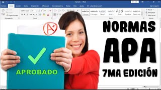 Cómo usar las Normas APA en WORD 7ma Edición 2024  NORMAS APA ULTIMA EDICION [upl. by Anuahsal]