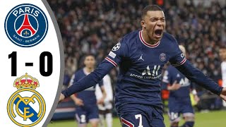 First Leg PSG vs Real Madridd 10 Extended Highlights amp All Goals 2022HD [upl. by Angelle]