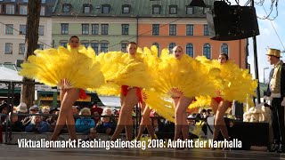 Viktualienmarkt Faschingsdienstag 2018 Auftritt der Narrhalla [upl. by Mecke]