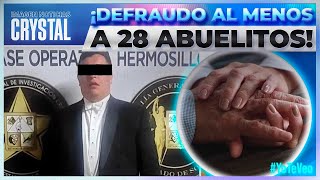 Fue detenido al salir de su boda por defraudar a abuelitos  Noticias con Crystal Mendivil [upl. by Atteynad]