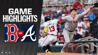 Red Sox vs Braves Game Highlights 5724  MLB Highlights [upl. by Mrots]