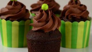 Chocolate Cupcakes Classic Version  Joyofbakingcom [upl. by Shiekh]