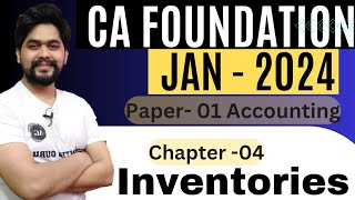 Inventory 04  Ch 4  Introduction amp Concepts  CA Foundation Account Jan 2025  Accounting Guru [upl. by Adnowat]