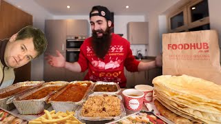 SMITHYS ULTIMATE INDIAN TAKEAWAY CHALLENGE FROM GAVIN amp STACEY  BeardMeatsFood [upl. by Anehc]