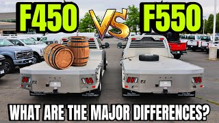 2024 Ford F450 VS F550 Cab amp Chassis Differences Is The 550 Worth The Extra Cost [upl. by Laverna]