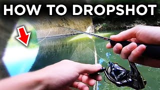 Simple Fishing For Perch  Urban River Dropshotting [upl. by Rickie]