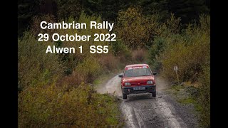 Cambrian Rally 2022 Alwen 1 SS5 GoPro [upl. by Ayerf]