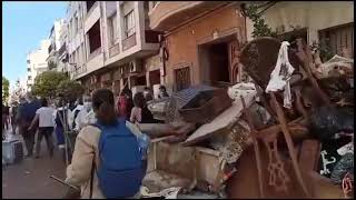 La situación en Algemesí Valencia doce días después de las inundaciones [upl. by Nolyak70]