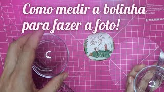 Qual tamanho fazer a foto para bola de natal\Como medir bolinha de natal para colocar foto [upl. by Hadlee549]