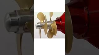 Boat Propeller Pitch Adjustment  shorts cruise boat marine gear pitch 3d engineering sea [upl. by Einwahs236]