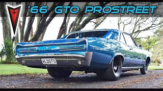 1966 Pontiac GTO 535ci Big Block ProStreet Tubbed Muscle Car  Complete Review in 4K [upl. by Nogaem792]