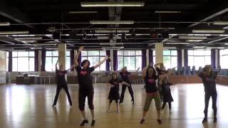 warm up FRUMBA ladies simcha dance workout [upl. by Garson370]