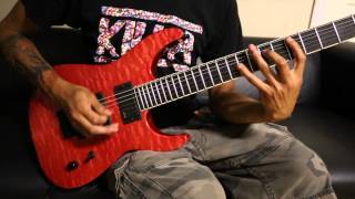 VEIL OF MAYA Guitar PlayThrough  Its Not Safe To Swim Today [upl. by Cantone126]