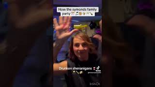 HOW THE SYMONDS FAMILY PARTY 💋🍾🎵☮️🍻🌅🍺🙄 [upl. by Livingstone250]