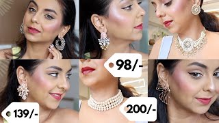 SUPER Affordable Jewellery Haul  Indian Brands [upl. by Suraved394]