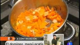 Receta de Crema de calabaza con vieiras ED [upl. by Gerger]