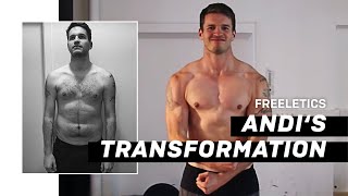 Andis Nutrition Transformation  Freeletics Transformations [upl. by Salb371]