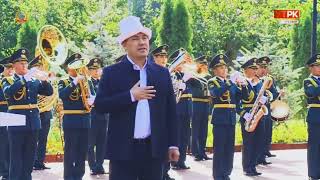 Kyrgyzstan National Anthem  2023 Independence Day [upl. by Sheba590]