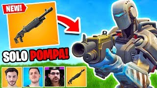 1VS1 SOLO POMPA LEGGENDARIO CHALLENGE  Fortnite CHALLENGE ITA [upl. by Saxela]