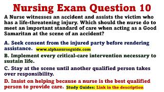 477  Nursing Questions for NCLEX ATI Exit Exam amp Hesi Exit Exam  NCLEX RN  NCLEX PN  LPN  LVN [upl. by Emirac401]