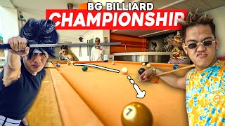 BG BILLIARDS CHAMPIONSHIP  VON vs BOSS TONI  Game 1 [upl. by Gnouh]