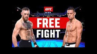 Nate Diaz vs Conor McGregor 1 FREE FIGHT UFC 279 [upl. by Htenywg]