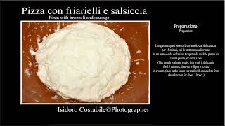 Pizza di friarielli salsiccia e provola [upl. by Marek190]