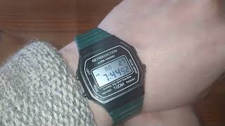 Retroddiction Alarm Chrono No 19 Special Edition WR100m watch [upl. by Nostaw651]