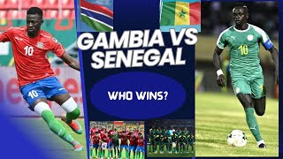 Gambia vs Senegal Guinea [upl. by Ennoved891]