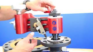 FLANGE HOG 110 Full Demonstration 2in amp 10in RF flanges [upl. by Telfer]