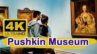 Pushkin Museum Moscow  Russia travel guide 4K [upl. by Beverlie755]