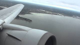 Boeing 767300 American Airlines Takeoff Boston HD 1080p [upl. by Fagaly512]