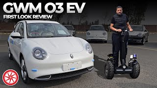 ORA 03 EV  First Look Review  PakWheels [upl. by Nahgiem462]