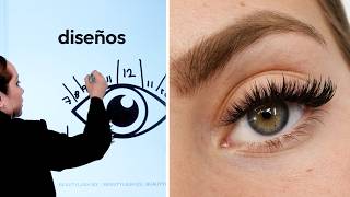 Mini Curso Completo de Diseños en Extensiones de Pestañas Corrección de la Mirada [upl. by Aicekat211]