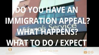 IMMIGRATION APPEAL WHAT HAPPENS WHAT CAN YOU DO [upl. by Kamaria]