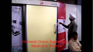 Hermetically Sealed Sliding Door Medical Door Automatic Door [upl. by Quirita]