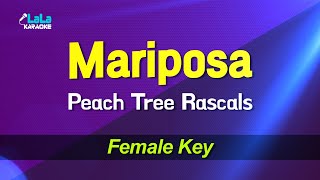 Peach Tree Rascals  Mariposa Female key KARAOKE [upl. by Clancy]