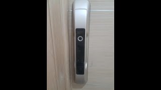 P8030 smart lock for double door installation fingerprint lock smartlock cardlock digitallock [upl. by Ahsien818]