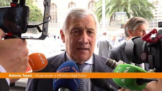 Ucraina Tajani quotTrattativa possibile solo se Kiev resistequot [upl. by Losyram]