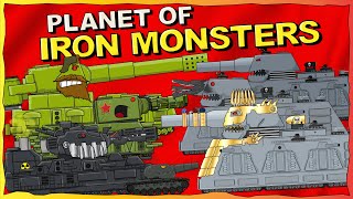 quotPlanet of Iron Monsters  All series plus Bonusquot  Cartoons about tanks [upl. by Sarette626]