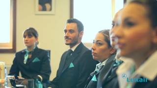 Luxair Luxembourg Airlines  Cabin Crew training [upl. by Einram]