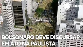 Expresidente Bolsonaro deve discursar em ato na Avenida Paulista [upl. by Nahtad]